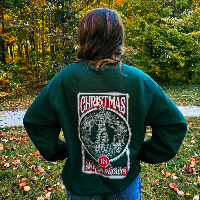 Christmas in Shipshe Crewneck - Dark Green