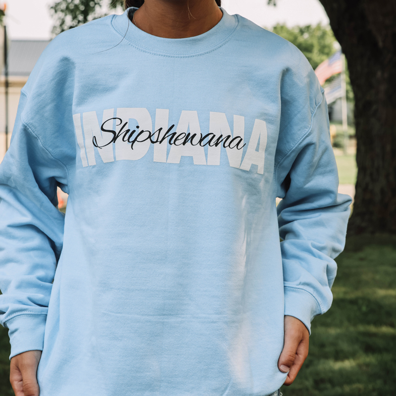 Shipshewana Crewneck - Light Blue