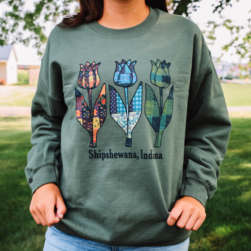 Tulip Crewneck - Olive